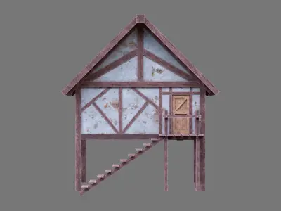 Medieval House 2 3D model