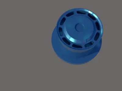 velg Bus Miniatur front 3D print model
