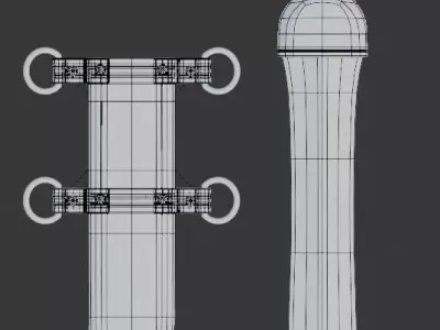 Pugio - Roman Dagger Low-poly 3D model