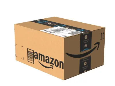 Amazon Box 2F PBR 05 Low-poly 3D model