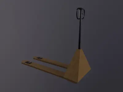 Hand Pallet Truck - Game Ready - Low Poly PBR 3D Model Low-poly 3D model