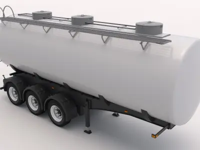 Tank Trailer 3D model