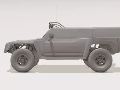 Chunky Adventure Truck Cute Cartoon 3D Printable Toy Vehicle 3D print model