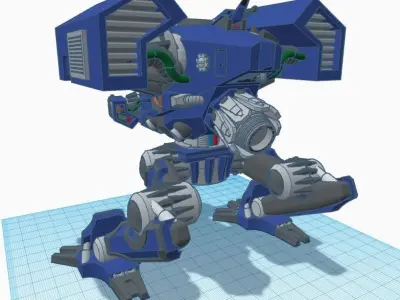Storm Walker    Heavy mecha tank 3D print model