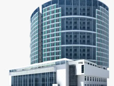 Hospital 3D model shop