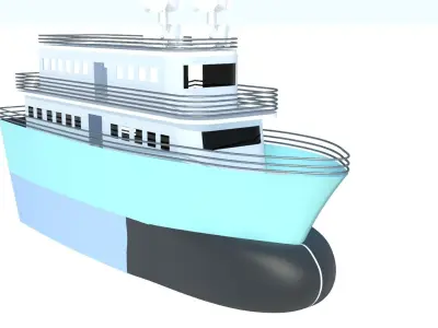 Watercraft ship 3D model
