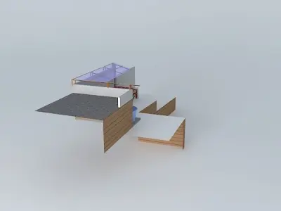 Aquapônico system 12- Aquaponics Beira Mar-2 tanks 1000L IBC ... 3D model