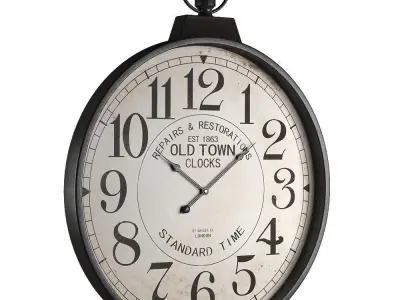 Vintage Clock 3D model purchase