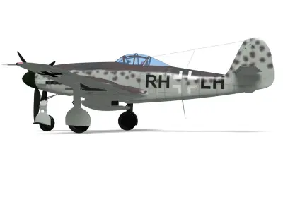 Messerschmitt Me 309 V4 3D model
