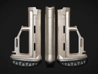 Strike Industries - Modular Fixed Stock Low-poly 3D model