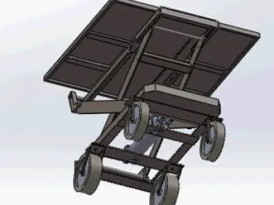 Forklift truck 3D model