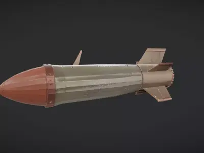 military aerial bomb 3D model