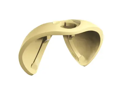 Custom3Dprint Minifigure Accessory - Minifigure Wings S1 - 08 3D print model
