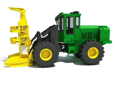 Green Heavy Bunchler 3D model