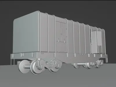 Train Bogie 3D model buy