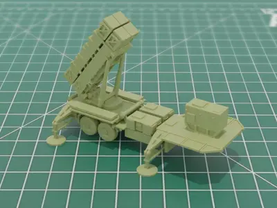 MIM-104 Patriot SAM Launcher 3D STL 3D print model