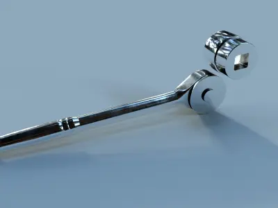 Socket wrench 3D model purchase