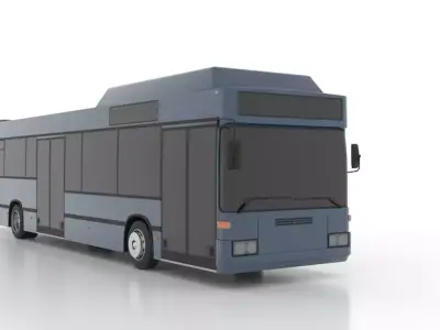 Mercedes-Benz O405N2 CNG Low Low-poly 3D model
