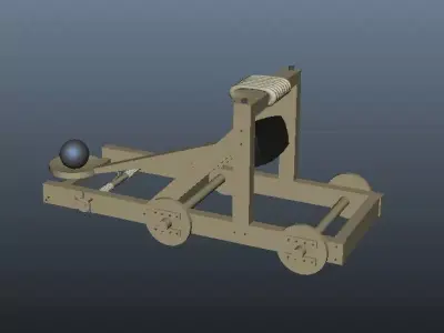 Catapult 3D model