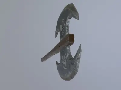 War Axe v1 Low-poly 3D model