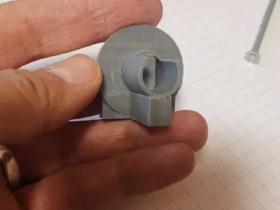 Pieza central sistema de cortina roller Free 3D print model