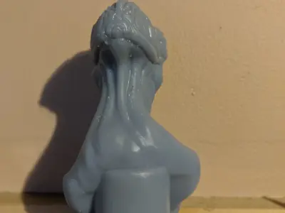 Parasite bust of person 3D print model