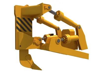 Excavator Fork Bucket  3D model