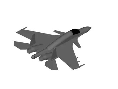 Sukhoi Su-30MKI 3D model purchase