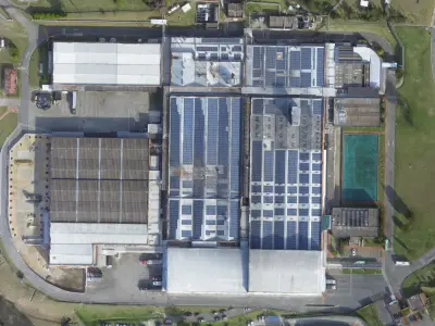 Sustainable Industrial Facility 3D model