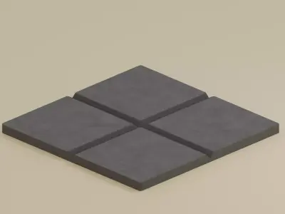 Heritage Transit Modular Subway Floor Kit Low-poly 3D model