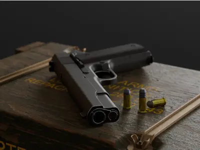 Underground Bunker 3d Scene 3D model