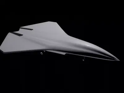 Low-Poly FPV Drone Game-Ready UAV FBX OBJ Low-poly 3D model