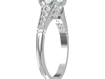 Wedding Ring  3D print model 164