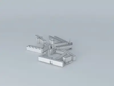 Rochdale, Kolenkit, Bos en Lommerplein, and environment. Amst... Free 3D model
