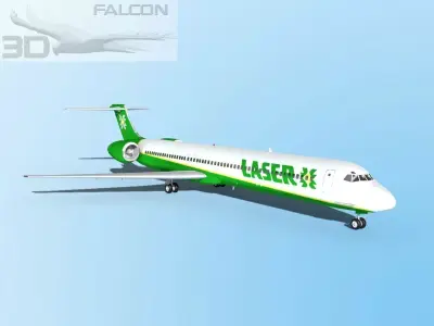 Falcon3D MD-80  Laser 3D model
