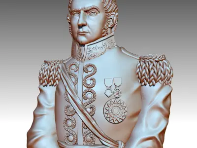 Jose de San Martin 3D print model