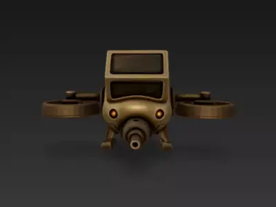 Metal Slug Drone 3D print model