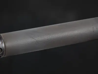 Surefire SOCOM762-RC2 Suppressor Low-poly 3D model