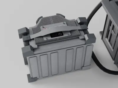 DJI Cooling Station With Battery DB1050 3D model