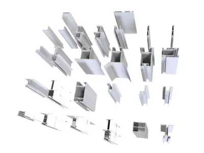 ALUMINUM PROFILES 3D model