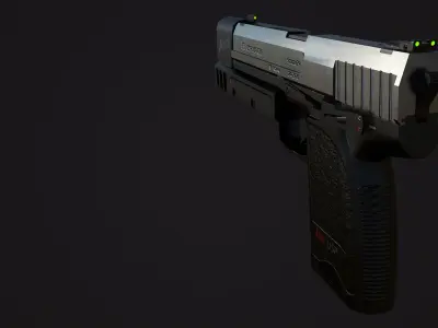 USP Match Low-poly 3D model purchase