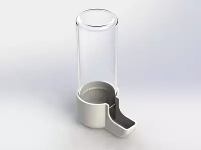 Solidworks 2023 - Automatic Bird Cage Water Drinker Free 3D print model