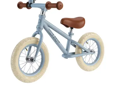 Balance Bike Matt Blue by Little Dutch 3D model