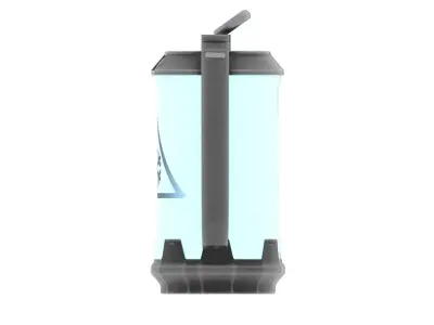Futuristic Frost Grenade Low-poly 3D model