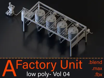 Factory unit- Vol4 3D model