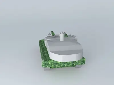 jasin 1 tank in camouflage Free 3D model