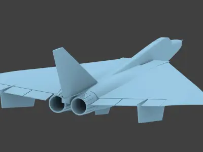 The North American XF-108 Rapier 3D print model