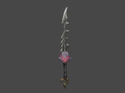 Zeloeman Sword A 36 Low-poly 3D model