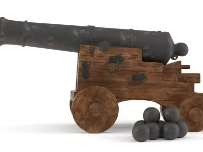 Old Cannon 3D model order