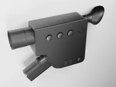 Retro Camera 3D model